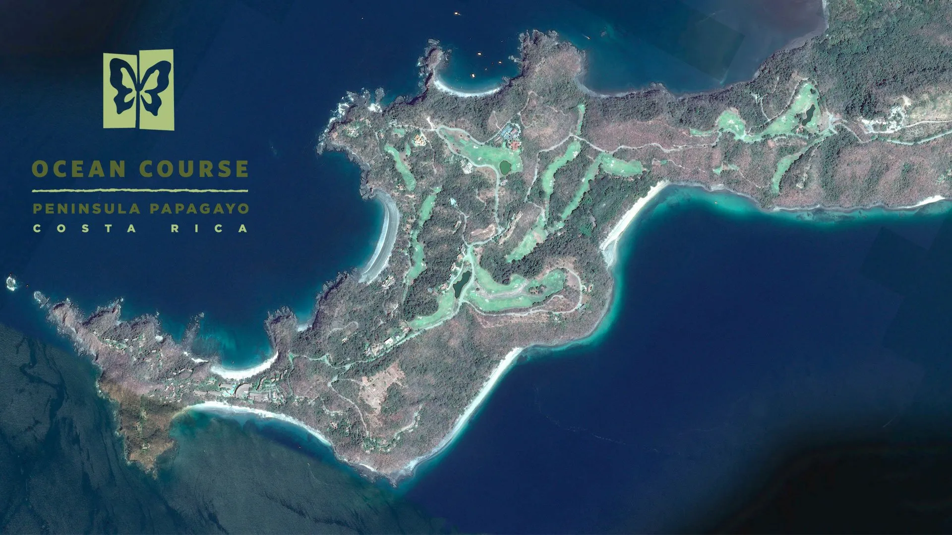 Map Of Golf Courses In Costa Rica World Map